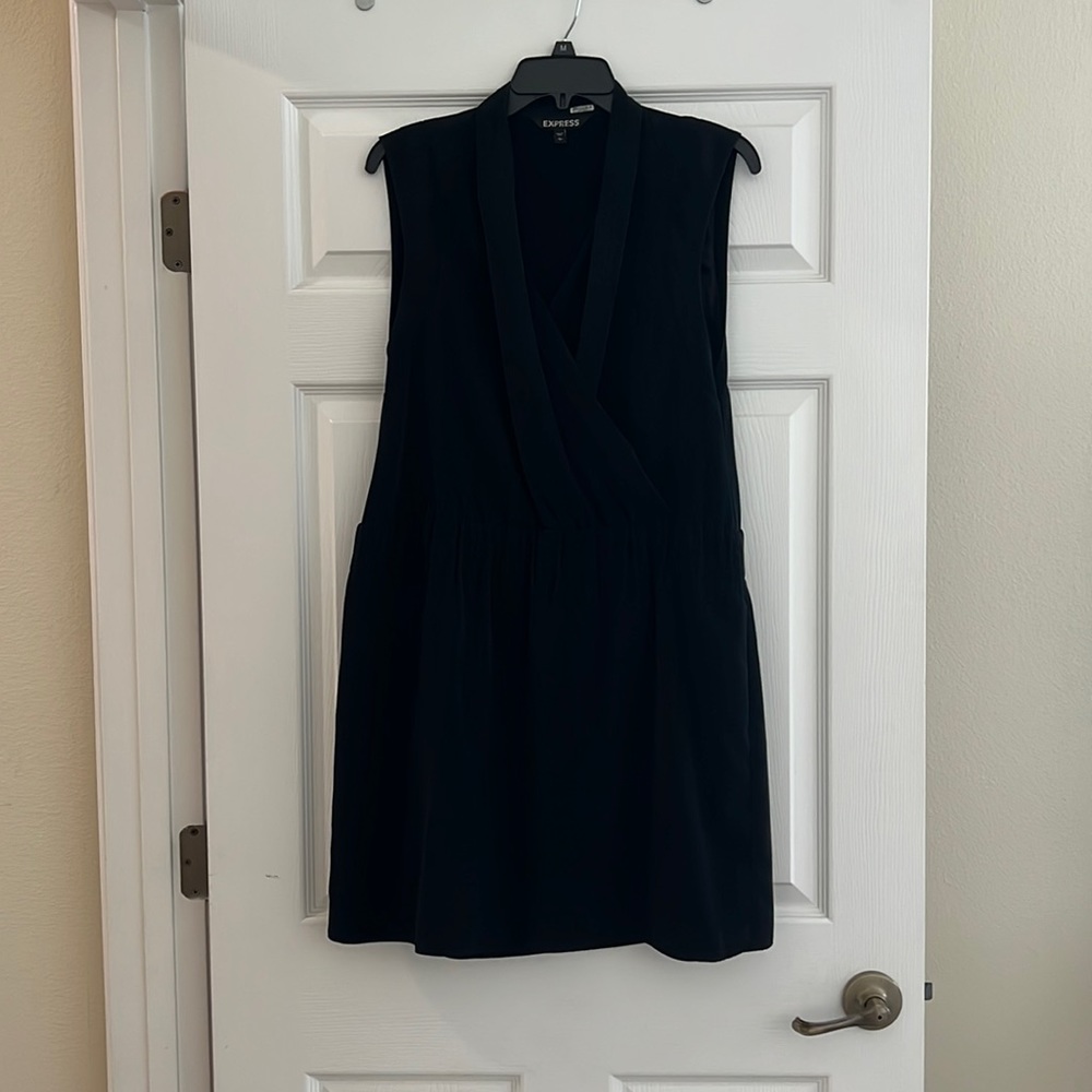 Express Black A Line Dress - Size L